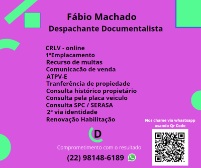Despachante Fábio Machado foto 2